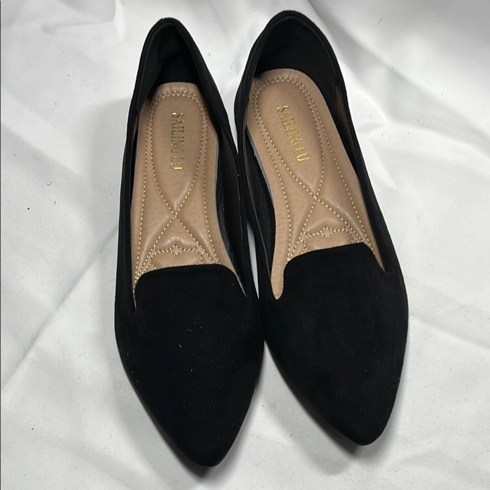 Elegant Black Women's Flats